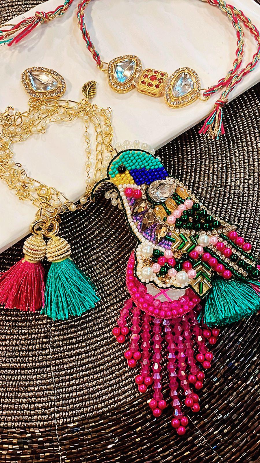 Bharatotsav presents Brother Rakhi | Rakhi Gifts for Brother, Sister, Bhaiya, Bhabhi for Indian Raksha Bandhan Festival (Set of 2). High end and Designer Rakhi for Bhiaya Bhabhi 
