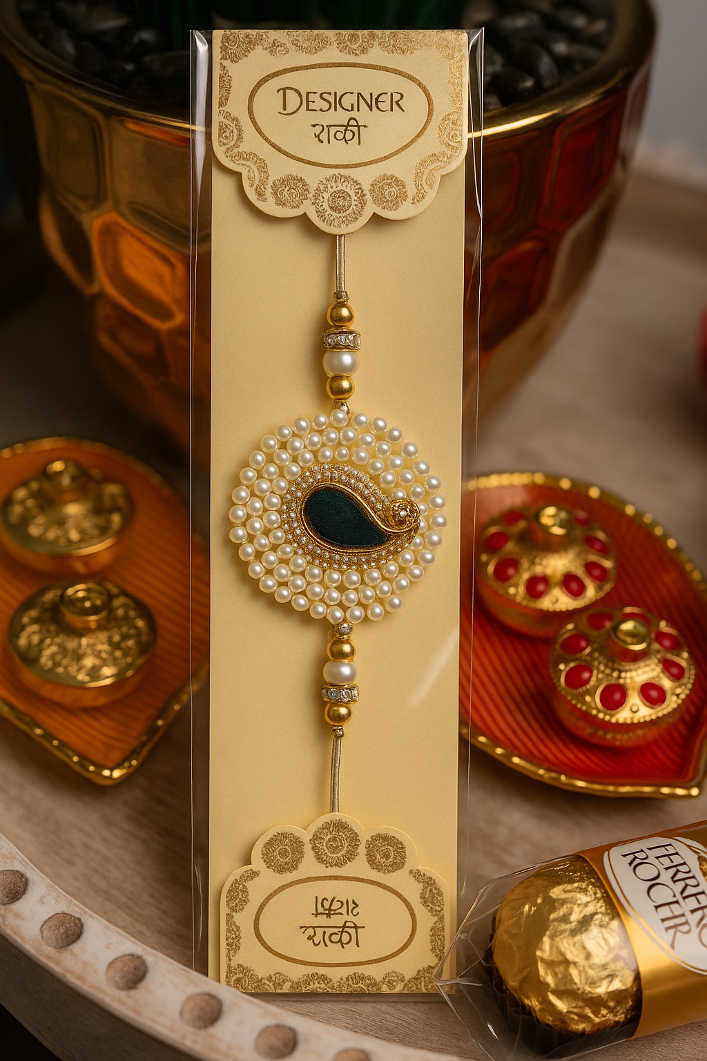 Brother Rakhi | Rakhi Gifts for Brother,High-End Designer Rakhi for Brothers