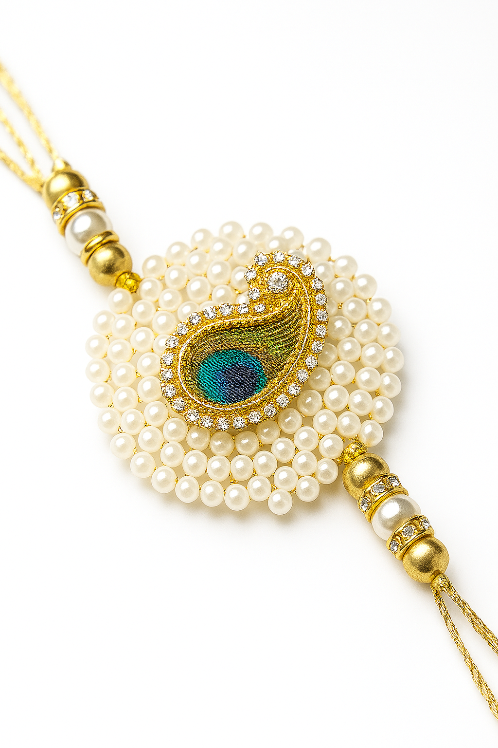 CHERKRAFT OM Rakhi Thread For Brother - Traditional Handmade Rakshabandhan Thread | Colorful & Comfortable Fit | No Gemstone