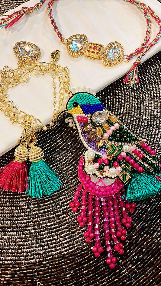 Bharatotsav presents Brother Rakhi | Rakhi Gifts for Brother, Sister, Bhaiya, Bhabhi for Indian Raksha Bandhan Festival (Set of 2). High end and Designer Rakhi for Bhiaya Bhabhi&nbsp;